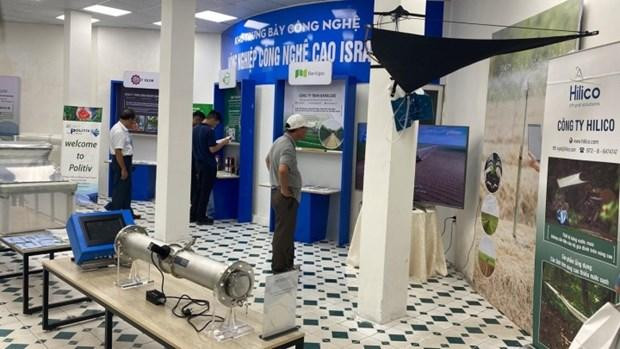 以色列农业技术展示馆某个展位。(以色列大使馆供图) 以色列农业技术展示馆某个展位。(以色列大使馆供图)