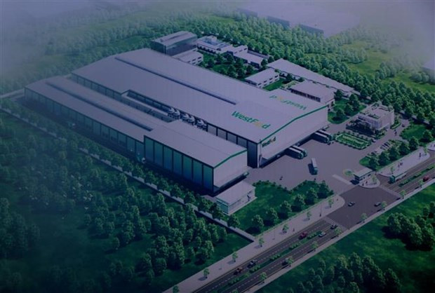 Westfood后江食品加工厂的效果图。 Westfood后江食品加工厂的效果图。