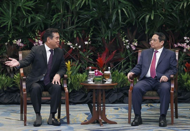 政府总理范明正会见毅鸣投资(CMIA)董事长Lee Chong Min。 政府总理范明正会见毅鸣投资(CMIA)董事长Lee Chong Min。