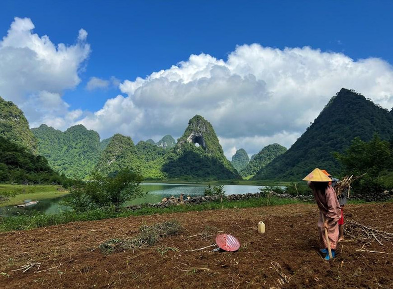神眼山名胜区周边居民的生活场景。 神眼山名胜区周边居民的生活场景。