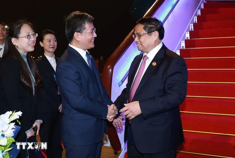 欢迎范明正总理访问重庆市。