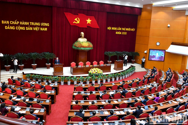 越共第十三届中央委员会第十一次会议落幕。