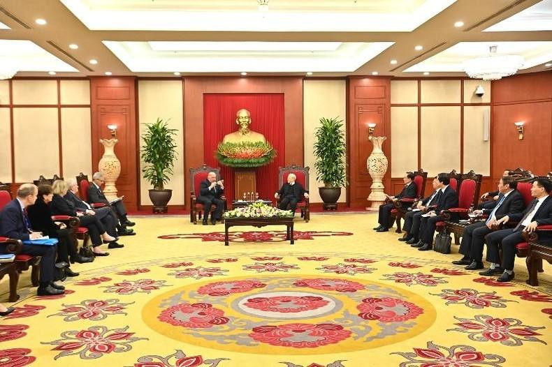 会见场景。 会见场景。