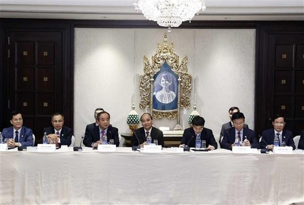 越南国家主席阮春福出席美国—APEC企业联盟高级别座谈会。 越南国家主席阮春福出席美国—APEC企业联盟高级别座谈会。