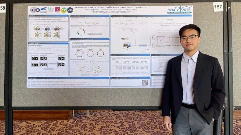 法国奥尔良大学计算机科学博士研究生邓中英:“在法国的越南青年一代愿意继承英勇传统,为建设强盛的越南贡献力量。” 法国奥尔良大学计算机科学博士研究生邓中英:“在法国的越南青年一代愿意继承英勇传统,为建设强盛的越南贡献力量。”