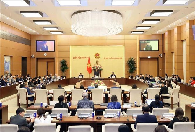 会见场景。(图片来源:越通社) 会见场景。(图片来源:越通社)