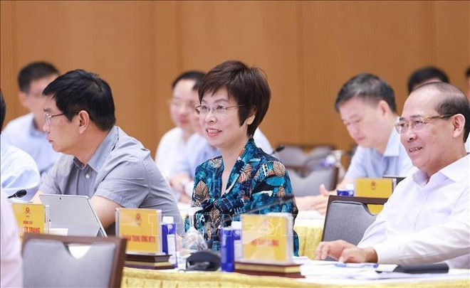 出席会议的各位代表。(图片来源:越通社) 出席会议的各位代表。(图片来源:越通社)