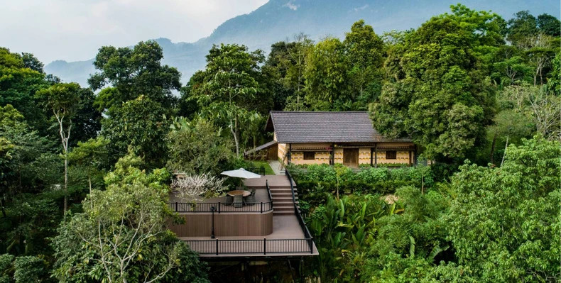 河江省 P'apiu度假区。 河江省 P'apiu度假区。