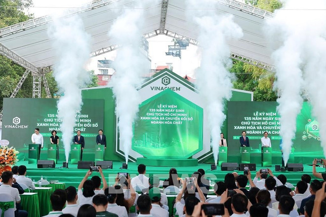 VinachemMart电子商务平台正式亮相。（图片来源：越通社）