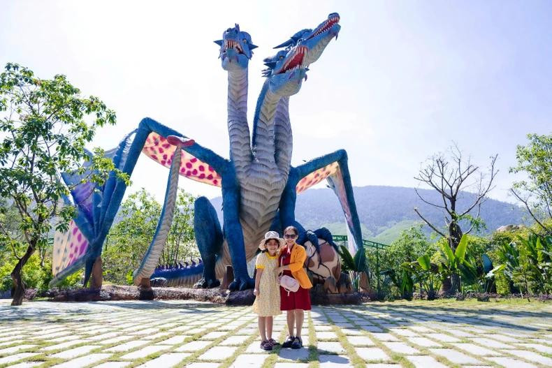 刚刚升级改造的恐龙公园。