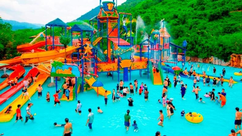水上乐园一直是孩子们最喜欢的地方。