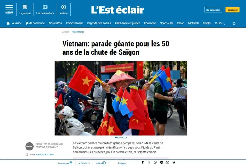 《费加罗报》报道了纪念活动。 《费加罗报》报道了纪念活动。