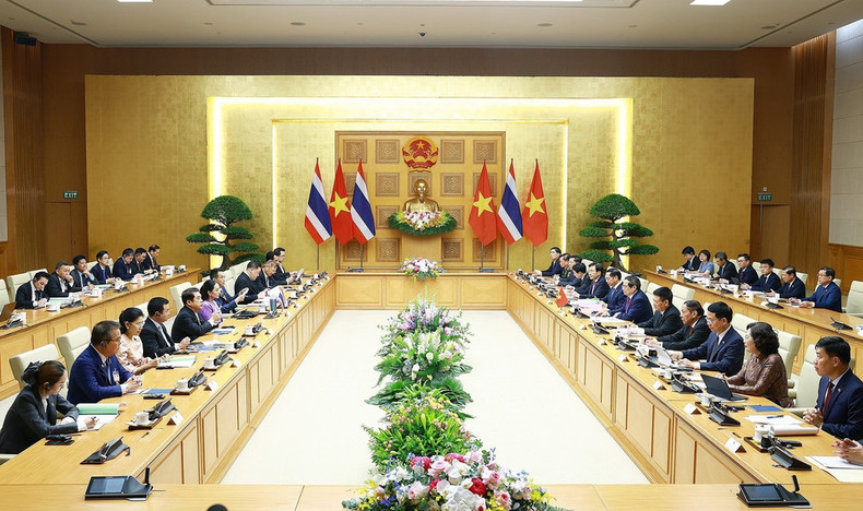 第四次越泰联合内阁会议场景。