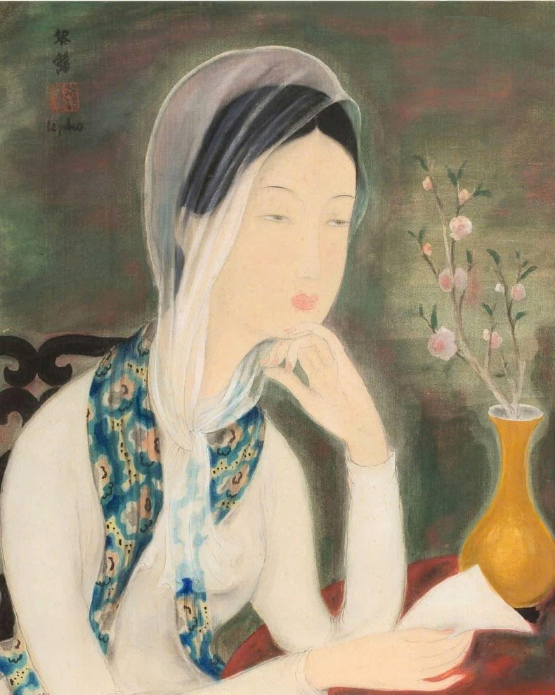 黎普画家的作品《书信》(La Lettre)。 黎普画家的作品《书信》(La Lettre)。