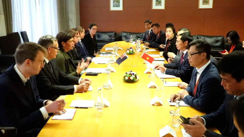 越南与新西兰首次外长会议。 越南与新西兰首次外长会议。