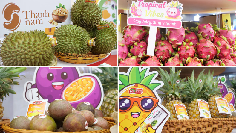 经过几千公里的路程,越南水果仍然保持新鲜度。 经过几千公里的路程,越南水果仍然保持新鲜度。