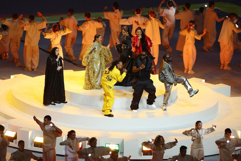 世界杯闭幕式文艺演出。 世界杯闭幕式文艺演出。