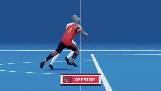 半自动越位识别技术。 半自动越位识别技术。