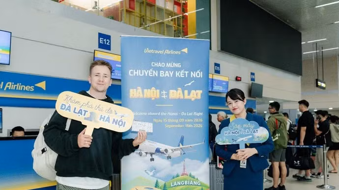 越旅航空恢复河内—大叻航线。