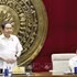 国会主席陈青敏在会上发表讲话。（图片来源：越通社）