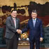 越南政府总理黎明兴与马来西亚驻越大使。