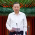 越共中央总书记、国家主席苏林在会上发表讲话。（图片来源：VGP）