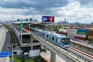 胡志明市地铁1号线。