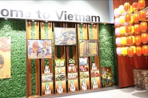越南产品亮相中国-东盟特色产品展示中心。（图片来源：越通社）