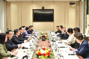 会谈场景。（图片来源：越南外交部）