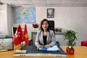 越南驻中国香港总领事馆副总领事、商务参赞武氏翠。（图片来源：越通社）