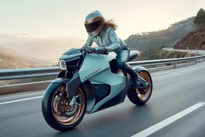 Vinfast即将推出的运动系列电动摩托车。