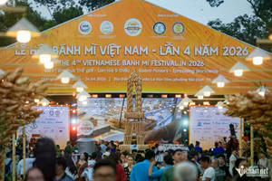 2026年第四届越南面包节吸引众多人前来参加。（图片来源：vietnamnet.vn）
