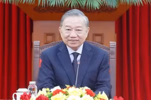 越共中央总书记、国家主席苏林与澳大利亚总理通电话。