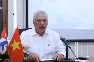 古巴共产党中央委员会第一书记兼古巴国家主席米格尔·迪亚斯-卡内尔·贝穆德斯。