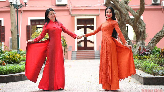 全国妇女响应2022年越南奥黛周(组图) ảnh 1 全国妇女响应2022年越南奥黛周(组图) ảnh 1