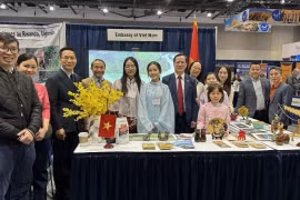 越南在第29届旅游度假展上的展位。