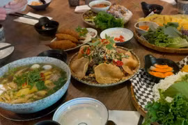 越南美食。