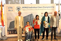 越南残疾人国际象棋队。