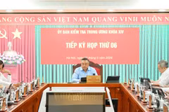 越共中央政治局委员、中央书记处书记、中央检查委员会主任陈士青主持会议。
