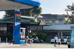 泰国一个加油站。（图片来源：越通社）