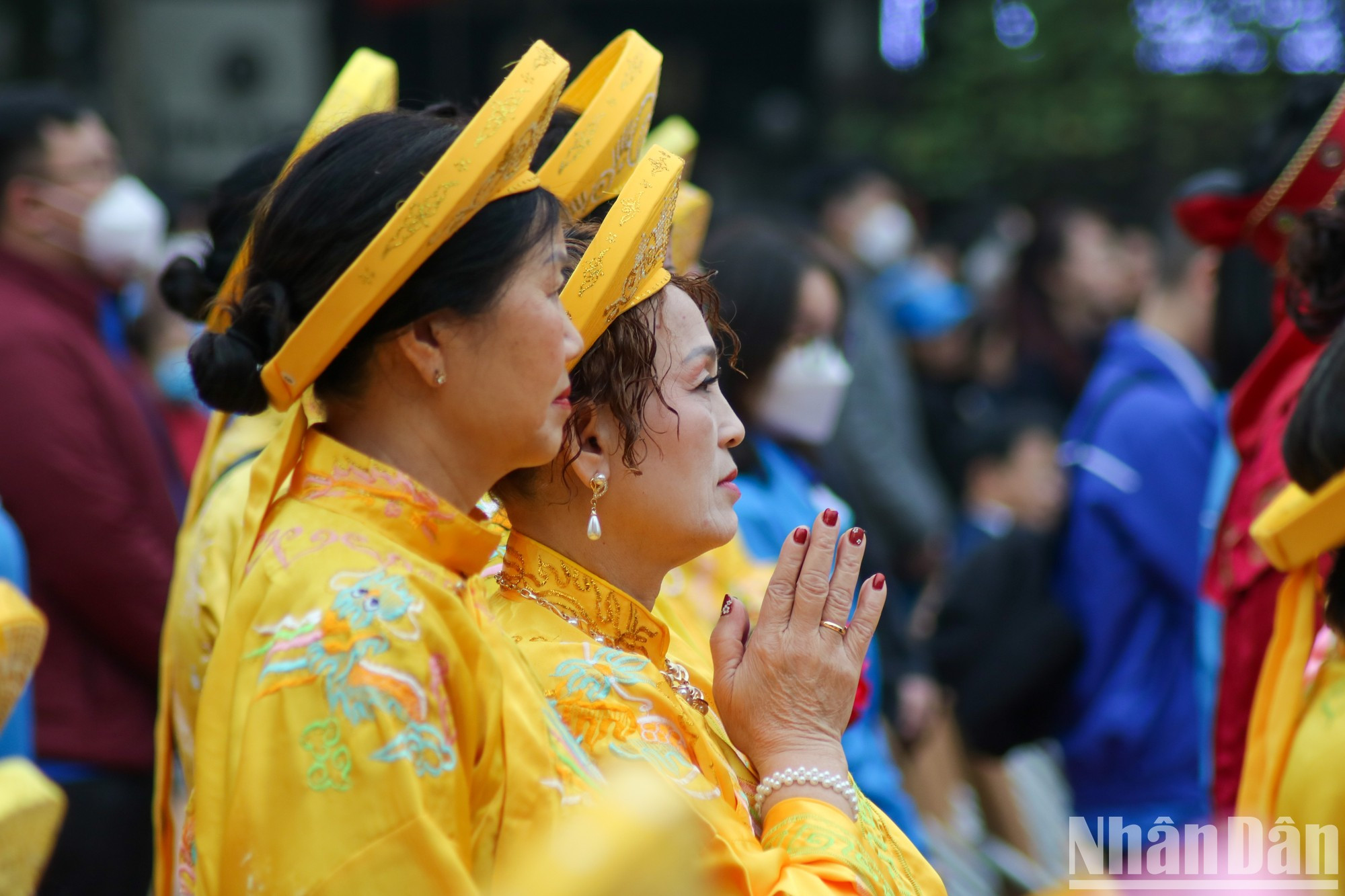 河内市民兴高采烈参加癸卯春节玉回-栋多大捷纪念仪式【组图】 ảnh 7 河内市民兴高采烈参加癸卯春节玉回-栋多大捷纪念仪式【组图】 ảnh 7