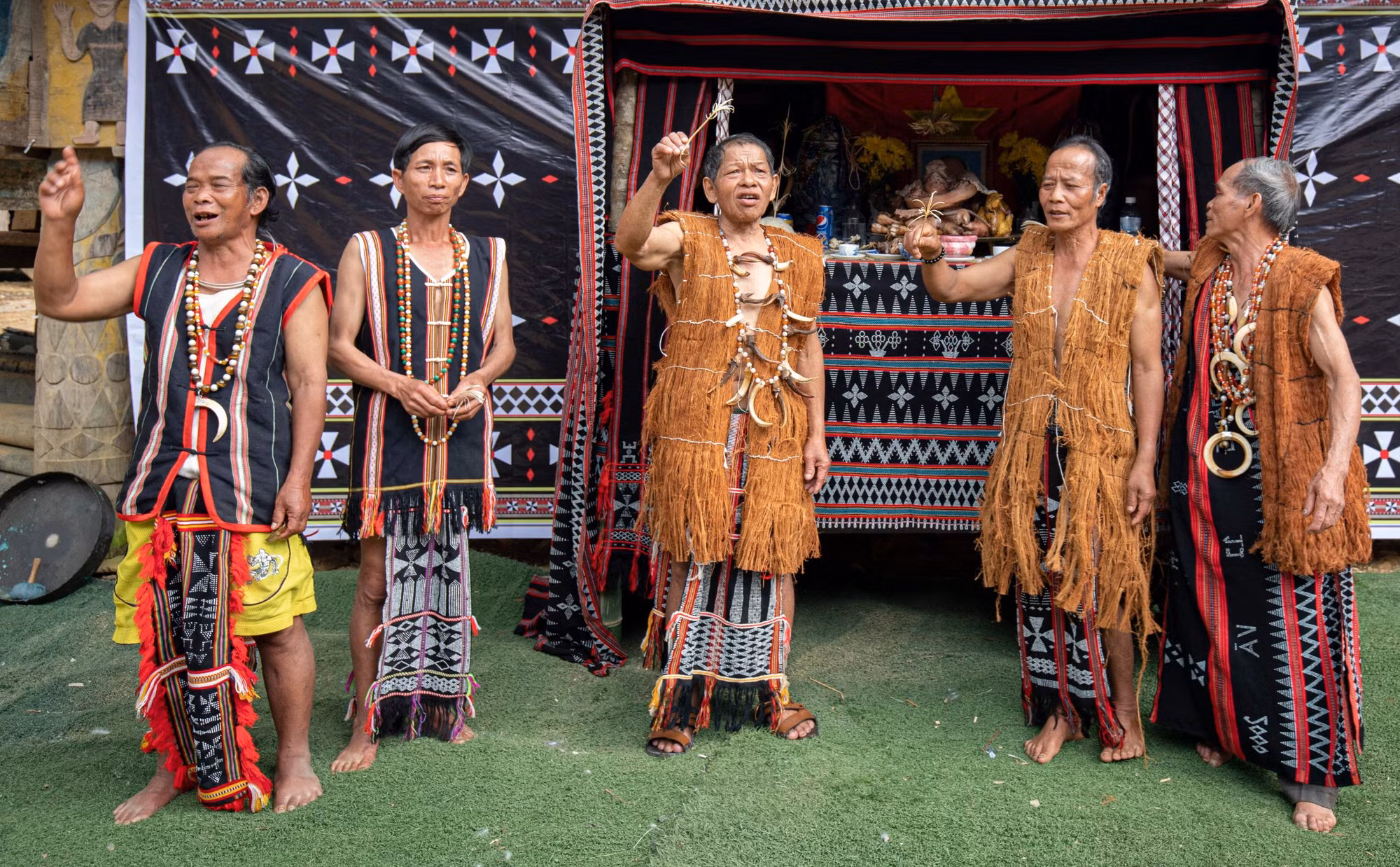 戈都族人。（成达 摄）