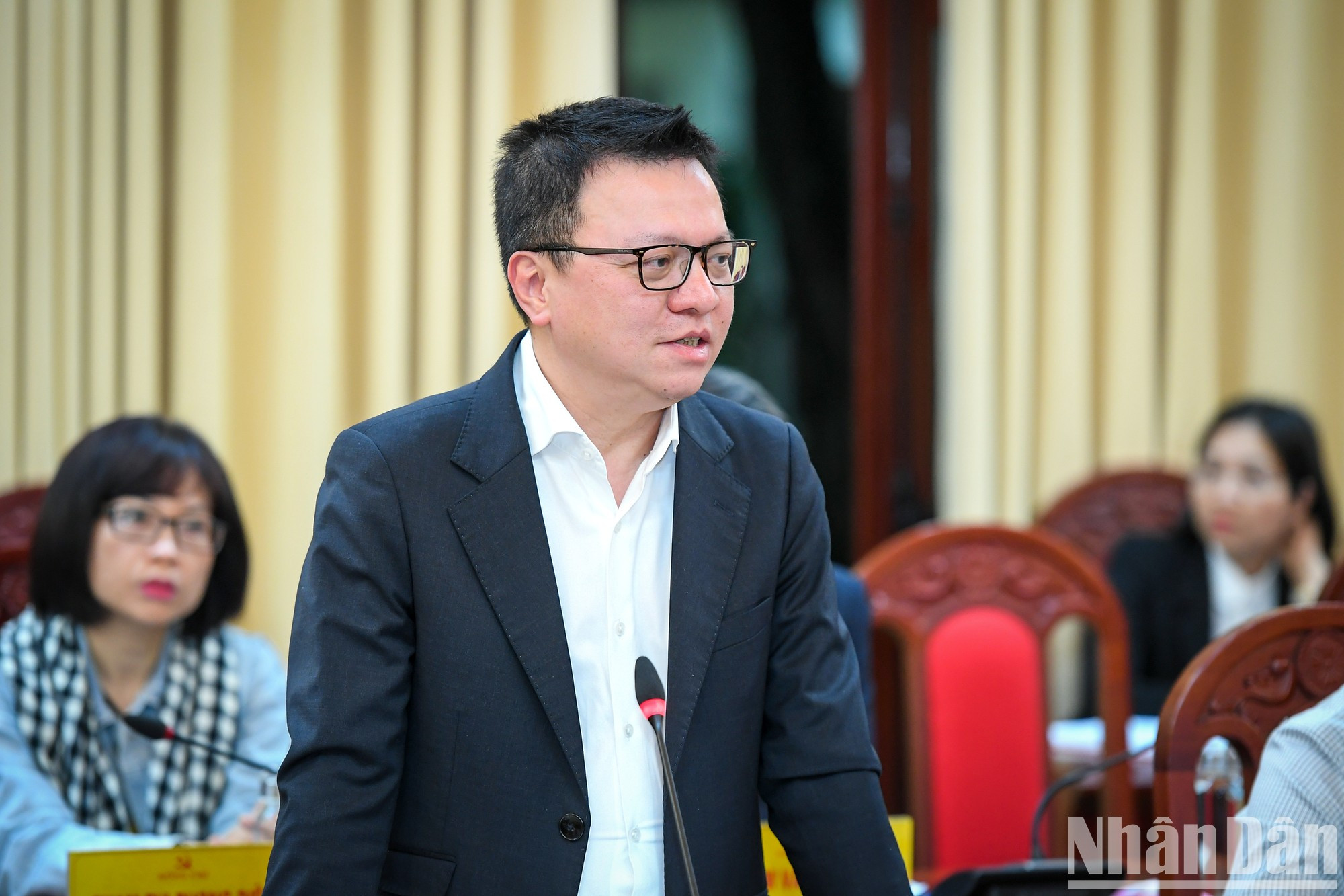 黎国明同志在会上发表讲话。