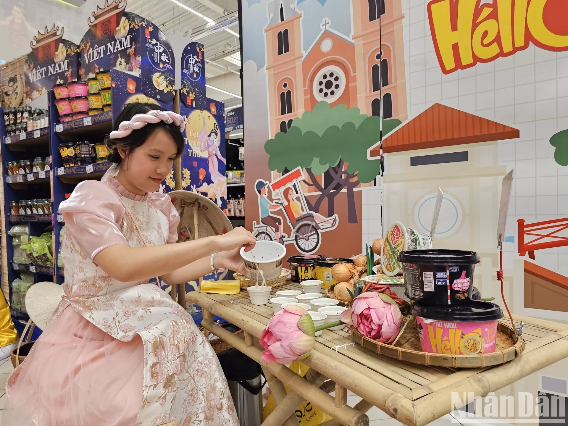 越南河粉吸引消费者的关注。