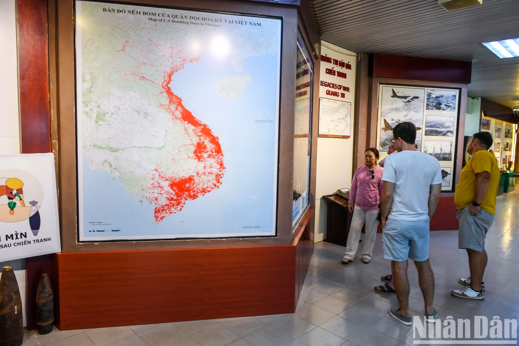 包括曾在广治省和越南参战的美国老兵在内的很多外国游客都来到这里参观了解，表达同情、分享并共同努力缓解战争后果。