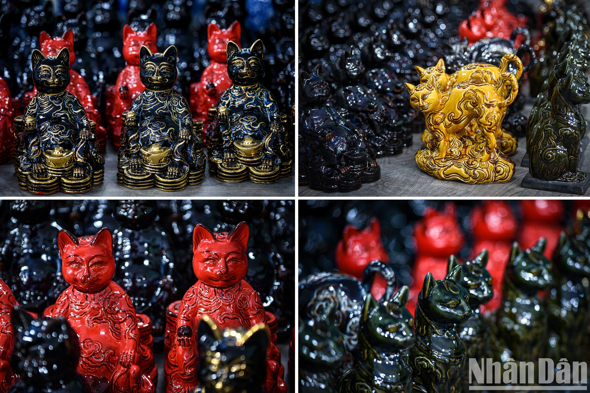 2023癸卯奇灵产品完全采用传统手工方法制作而成。 经过12道精细工序，60天连续工作，1200度高温烧制，打造出一幅栩栩如生的奇灵杰作，顺应自然规律，祈愿新的一年吉祥如意，发财致富。