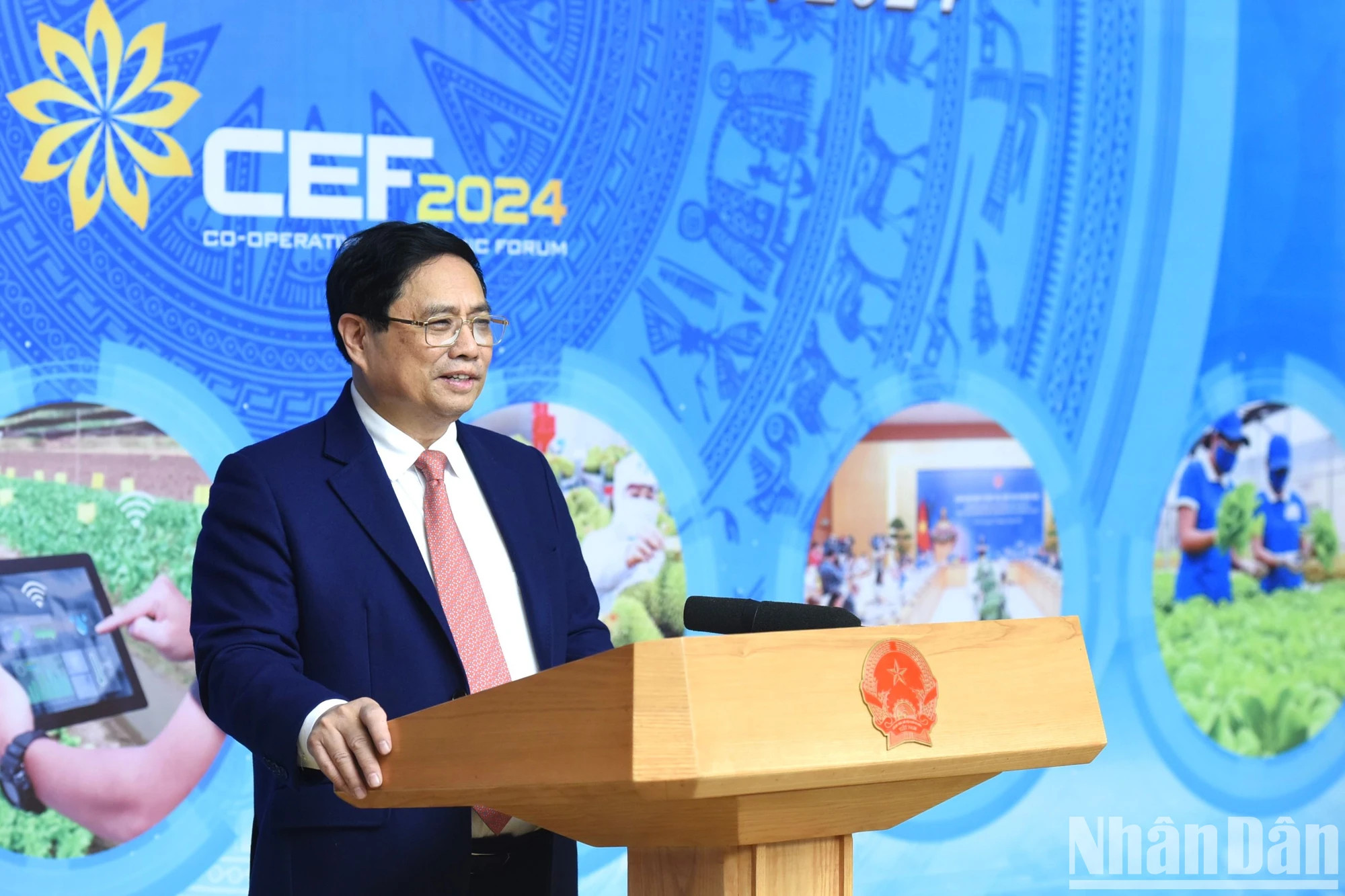 范明正总理主持2024年集体经济、合作社经济论坛。 范明正总理主持2024年集体经济、合作社经济论坛。