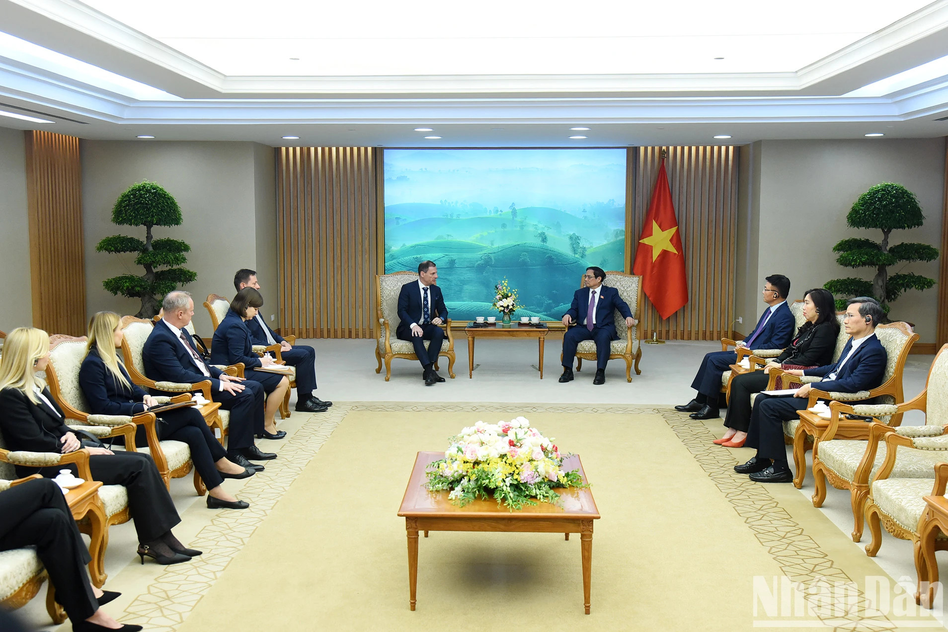 会见场景。(陈海 摄) 会见场景。(陈海 摄)