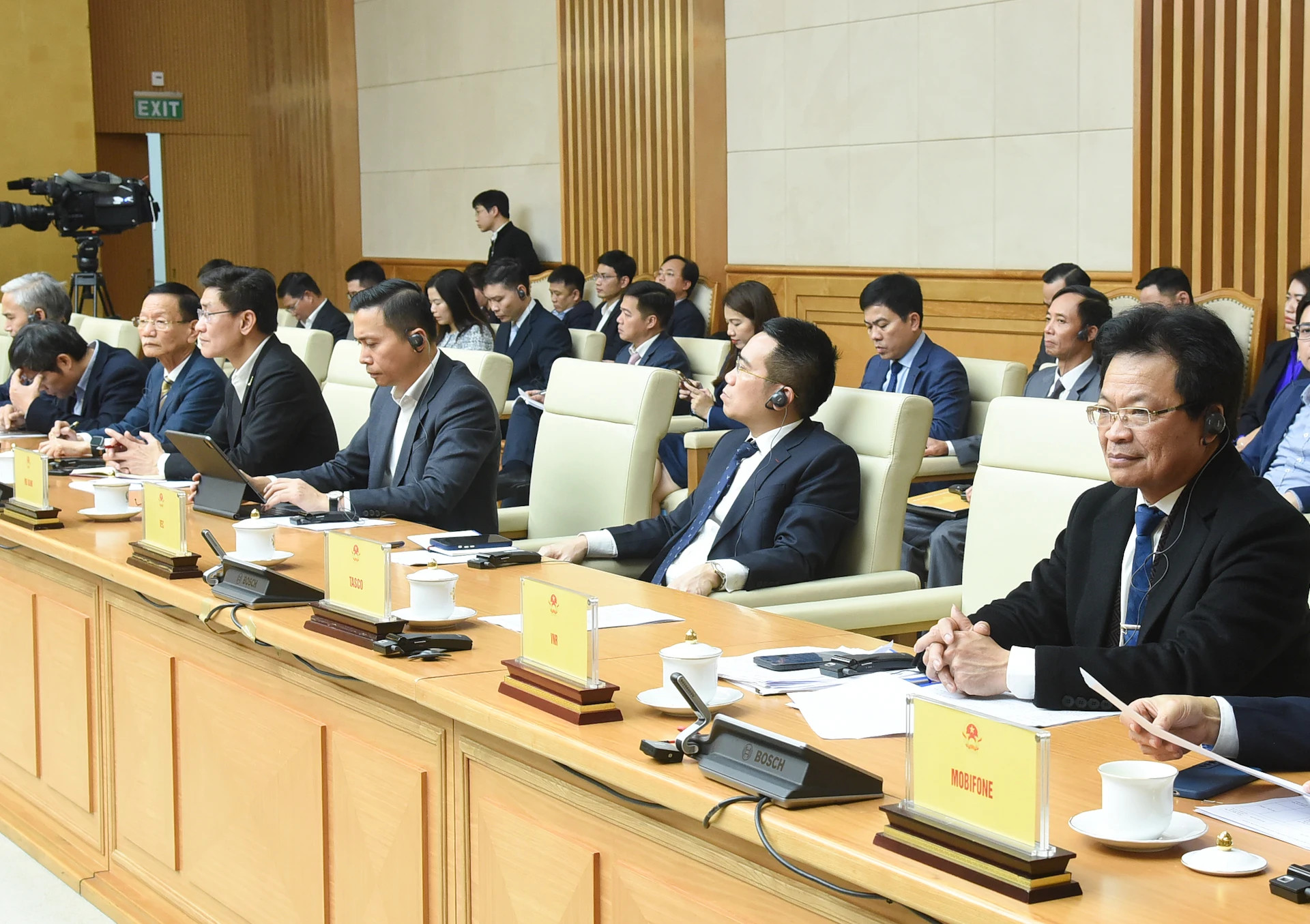 越南企业代表出席座谈会。