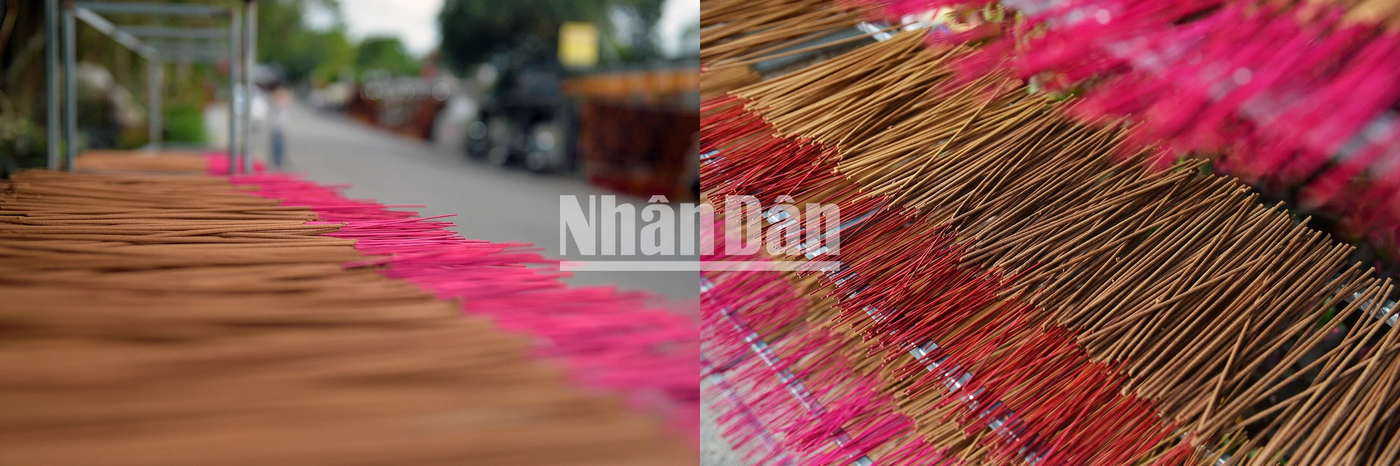 传统的香必须在阳光下晒很多天。